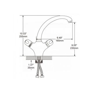 Смеситель для раковины Frap F1051 Хром